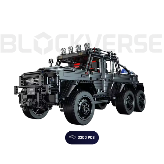 Black Pickup G63 6X6 | 3300PCS